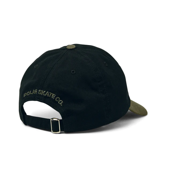 Polar Skate Co. - Duo Stroke Logo Hat - Black / Army Green