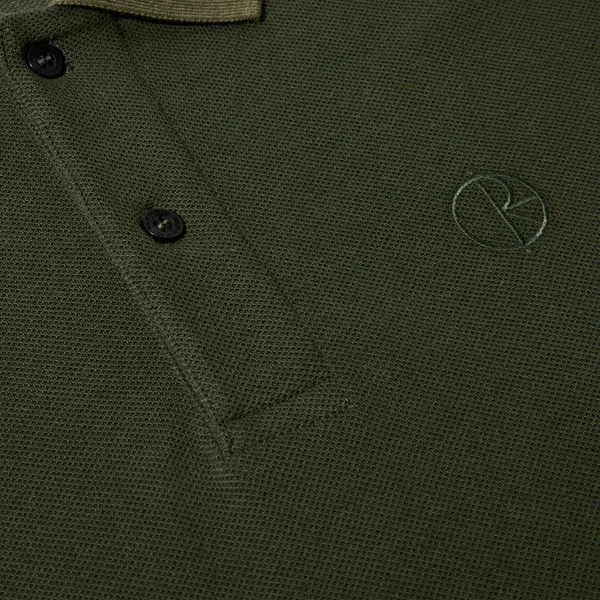 Polar Skate Co -Duo Polo Shirt - Dark Olive