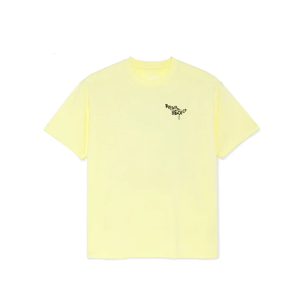 Polar Skate Co - Gorilla King T-Shirt - Pale Yellow