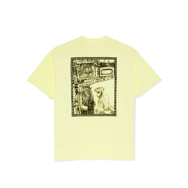 Polar Skate Co - Gorilla King T-Shirt - Pale Yellow
