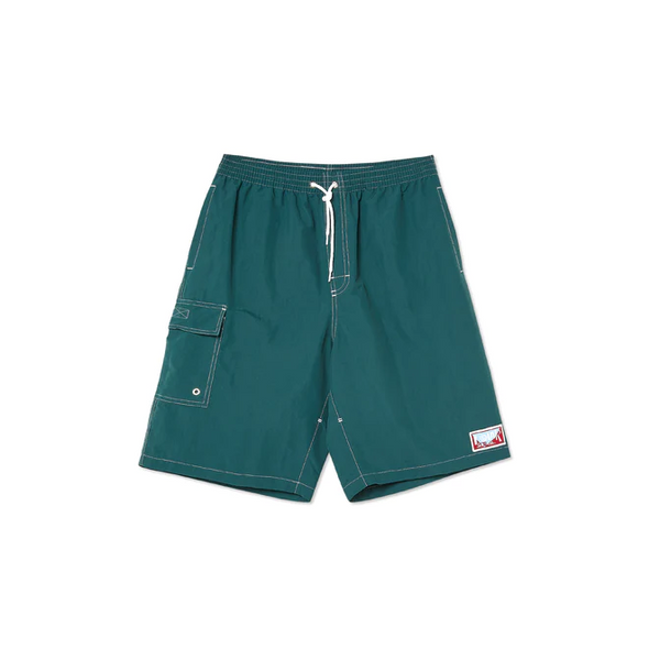 Polar Skate Co - Spiral Swim Shorts  - Dark Green