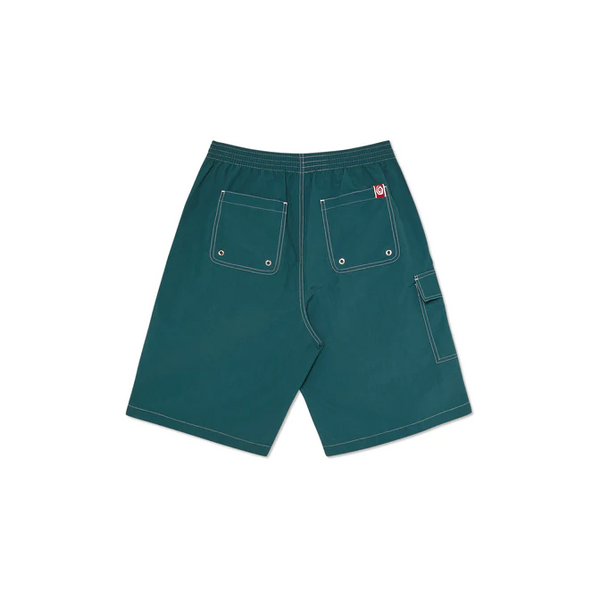 Polar Skate Co - Spiral Swim Shorts  - Dark Green