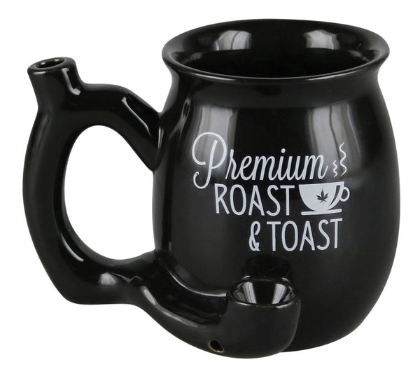 Wake and Bake / Roast & Toast - Ceramic Mug Pipe