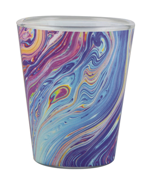 Psychedelic Swirl Shot Glass