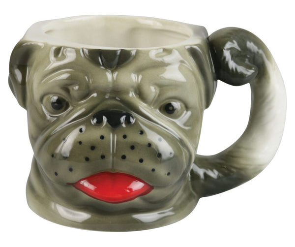 Large Pug Ceramic Mug - 20oz