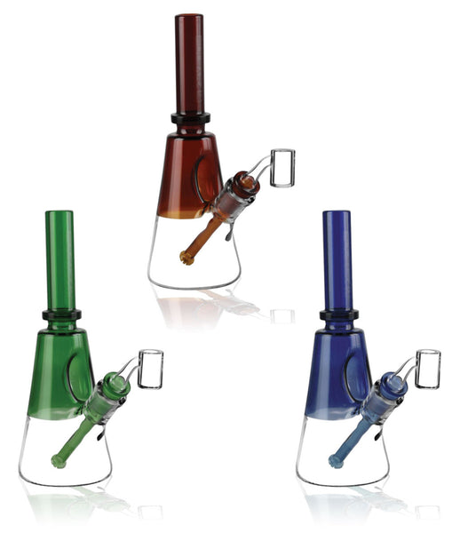 Pulsar Retro Oil Rig Water Pipe - 9"/ 14mm F / Assorted Colors
