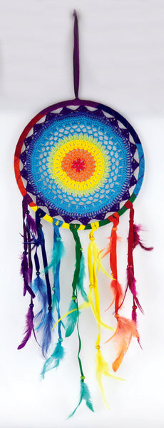 Rainbow Dreamcatcher - 10.5"