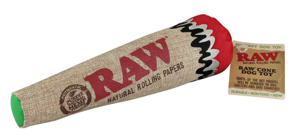 Raw Cone Dog Chew Toy