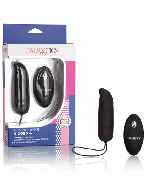 Cal Exotics Silicone Remote Ridged G Bullet