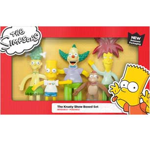 The Simpsons Krusty Show Boxed Doll Set