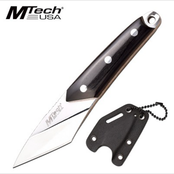 Mtech Full Tang 4.75 Inch Fixed Blade Knife Silver Blade