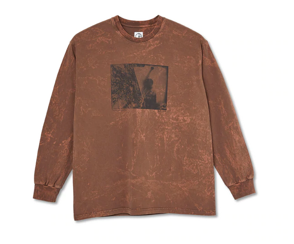 Polar Skate Co - Leaves and Windows Longsleeve T-shirt - Rust