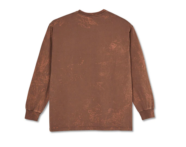 Polar Skate Co - Leaves and Windows Longsleeve T-shirt - Rust