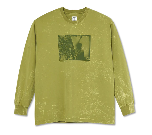 Polar Skate Co - Leaves and Windows Longsleeve T-shirt - Pea Green