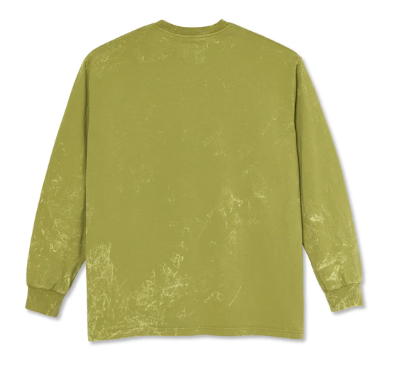 Polar Skate Co - Leaves and Windows Longsleeve T-shirt - Pea Green