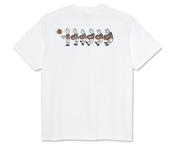 Polar Skate Co - Basketball T-shirt - White