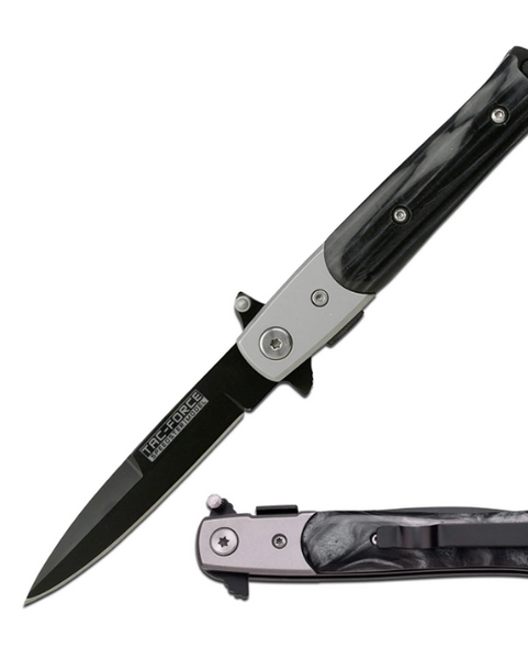 Tac Force Two Tone Wooden Handle Knife