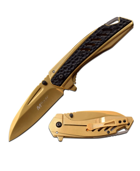 MTech USA Gold Steel Tinite Knife