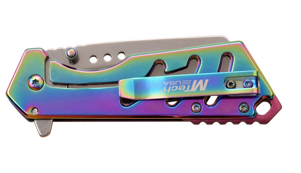 MTech Multi Color Spring Knife