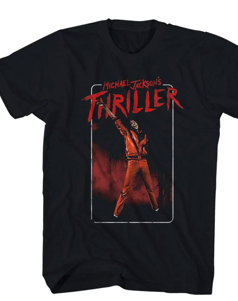 Michael Jackson Thriller Arm Up T-Shirt Black - X Large