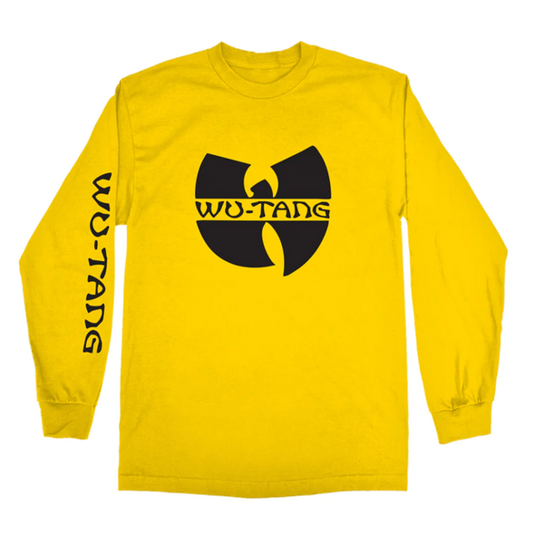 Wu-Tang Clan| Classic Yellow Logo Long Sleeve T-Shirt