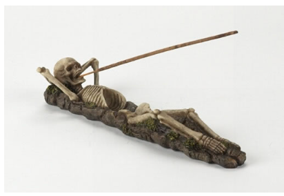 Skeleton Incense Burner