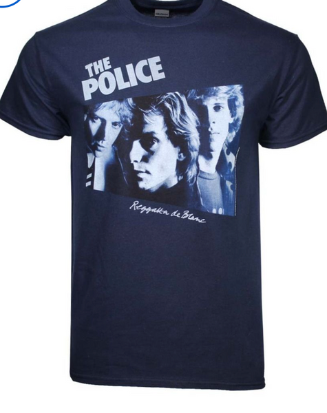 Police reggatta de Blanc Adult tee Navy