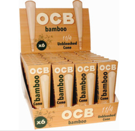 OCB Bamboo Vegan 1 1/4 Cones