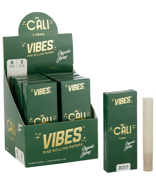 Vibes The Cali Pre-Rolls | 3pk | Organic Hemp