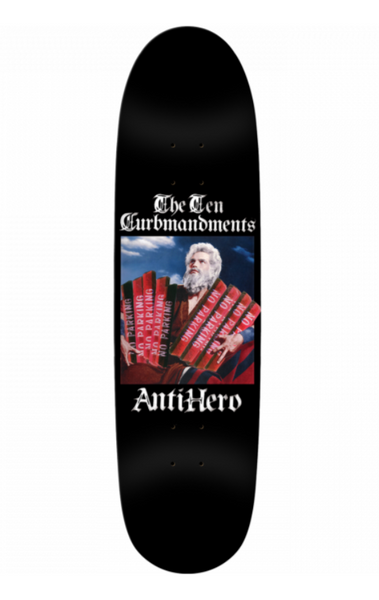 Anti Hero Skateboards  - Ten Curbmandents Deck - 8.5"x31.7"