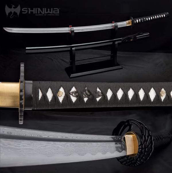 Shinwa Royal Warrior Handmade Katana - Damascus Steel