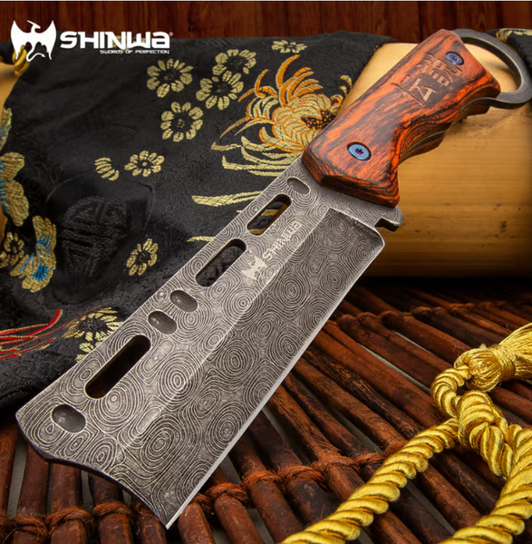 Shinwa Bloodwood Cleaver Knife