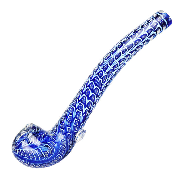 Serpent Scales Double Glass Long Pipe - 7.5"