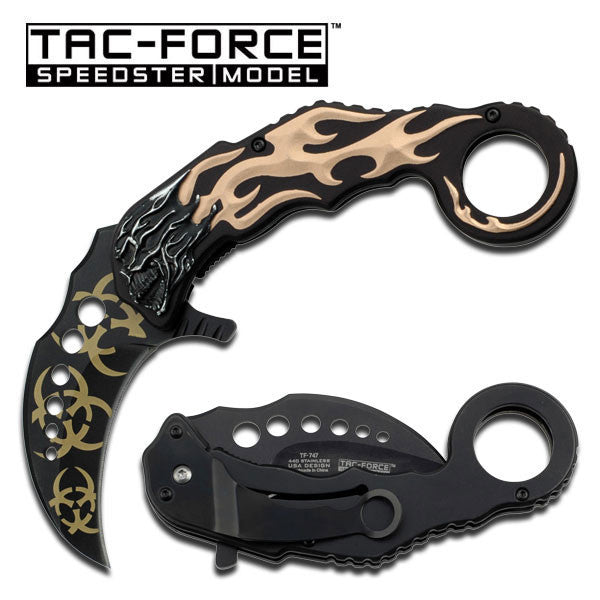 Tac-Force Spring Assisted Knife 5"
