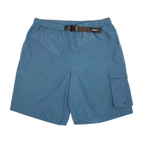 Theories - Nylon Hiking Shorts - Steel Blue