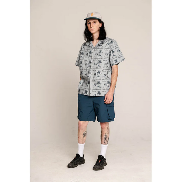 Theories - Nylon Hiking Shorts - Steel Blue