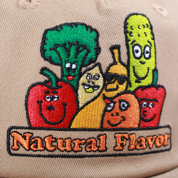 Traffic Skateboards - All Natural Flavor Snapback Hat - Khaki