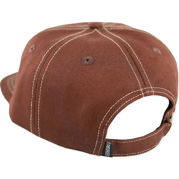 Theories - Hand of Theories Strapback Hat - Chocolate Contrast Stitch
