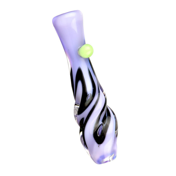 Topographic Swirl Glass Taster | Twist Marble | 3.5" | Colors Vary