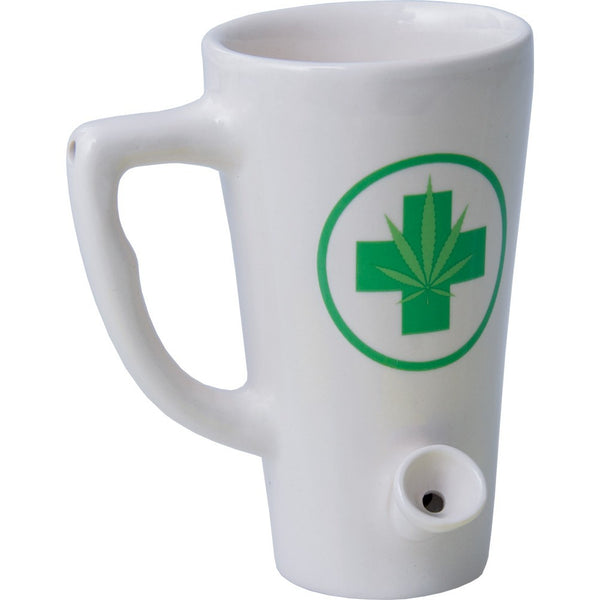 Mug Pipe Hemp Leaf