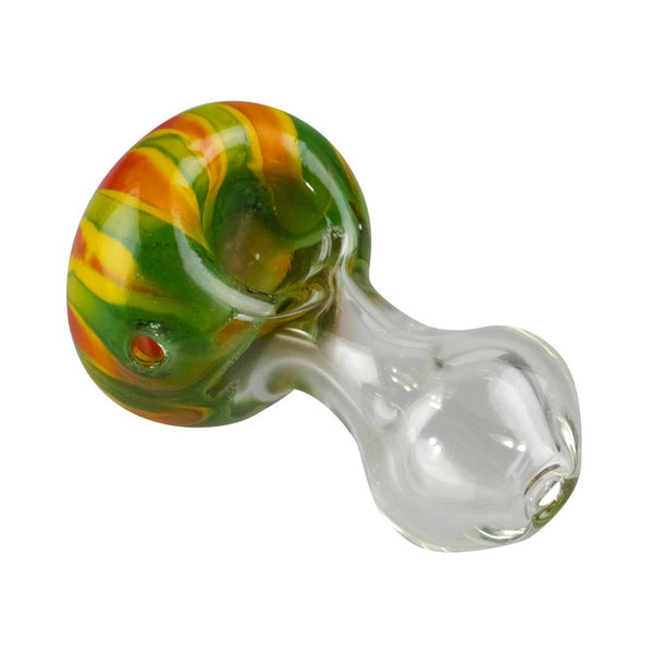 Rasta Mini Glass Pipe - 3.25"