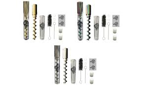 Zebra Z-Pipe Glass Blunt