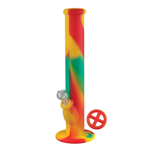 Rasta Silicone Water Pipes - 14"