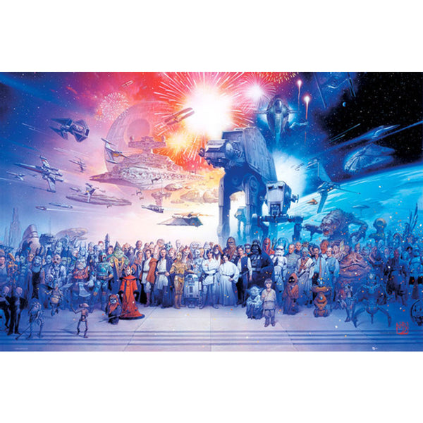 Star Wars Poster - Galaxy Poster