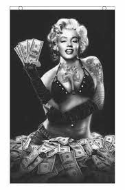 Marilyn Monroe Money Shot Fly Flag