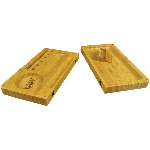 Raw Backflip Magnetic Bamboo Rolling Tray