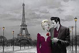 Elvis & Marilyn Paris By: Chris Consani - Poster