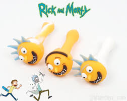 Rick & Morty Silicone Pipes