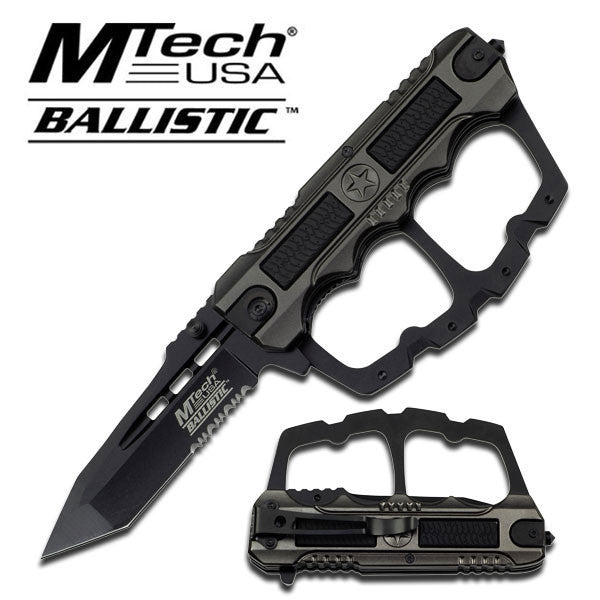 MTech Assisted Folding Knife with Knuckle Guard