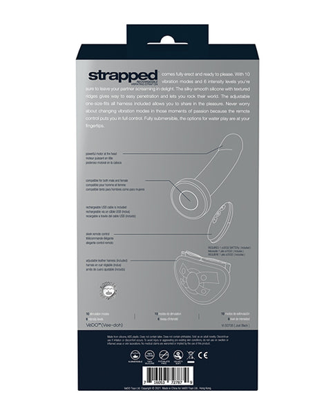 VeDO Strapped Rechargeable Vibrating Strap On
